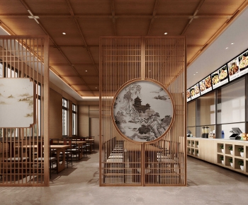 New Chinese Style Mess Hall-ID:456144097