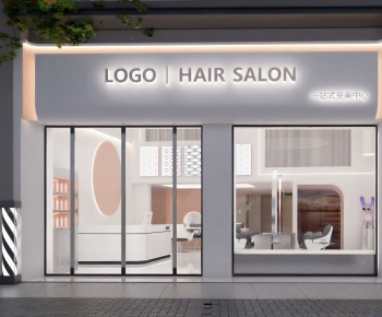 Modern Facade Element-ID:457663068