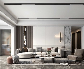 Modern A Living Room-ID:164821165