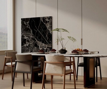 Modern Dining Table And Chairs-ID:450549124