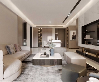 Modern A Living Room-ID:898276095