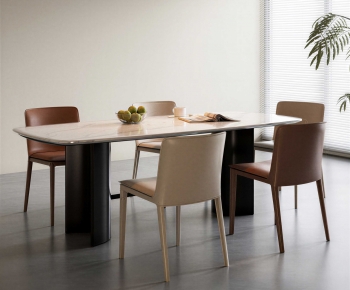 Modern Dining Table And Chairs-ID:502094032