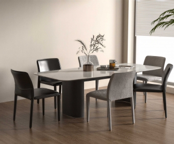 Modern Dining Table And Chairs-ID:791811941