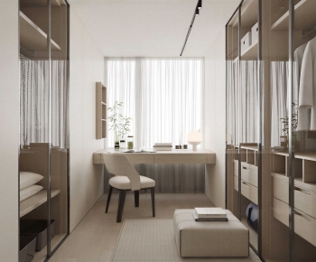 Modern Clothes Storage Area-ID:215466984