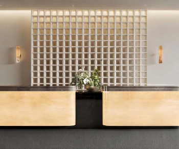 Modern Reception Desk-ID:666686065