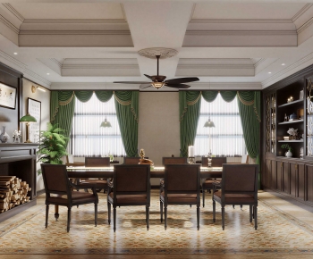 New Chinese Style Dining Room-ID:692965986