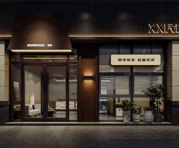 Modern Facade Element-ID:806060085