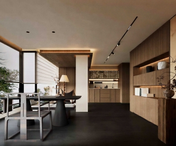 Wabi-sabi Style Study Space-ID:511615049