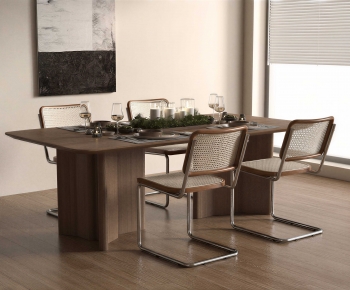 Modern Dining Table And Chairs-ID:961925034