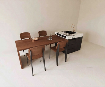 Modern Dining Table And Chairs-ID:911185039
