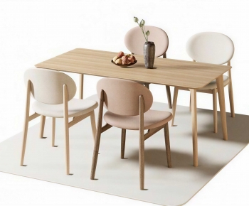 Modern Dining Table And Chairs-ID:851635931