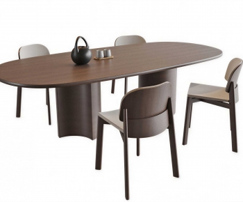 Modern Dining Table And Chairs-ID:663353921