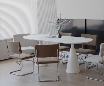 Modern Dining Table And Chairs-ID:589803937