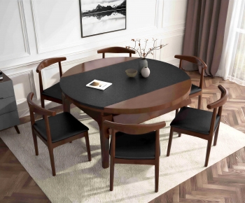 Modern Dining Table And Chairs-ID:113496073