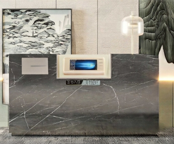 Modern Reception Desk-ID:241720912