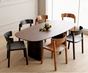 Modern Dining Table And Chairs-ID:411571987