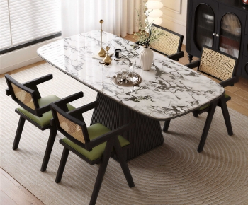 Modern Dining Table And Chairs-ID:543555025
