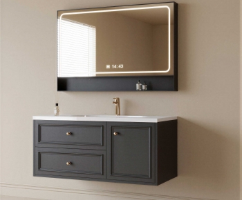 French Style Bathroom Cabinet-ID:159804112
