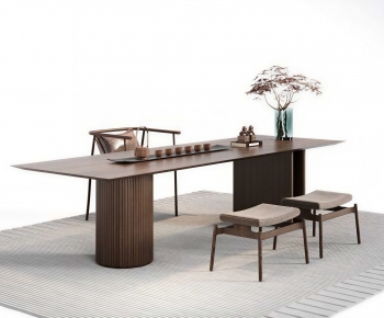 New Chinese Style Tea Tables And Chairs-ID:241642006