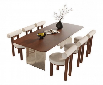 Modern Dining Table And Chairs-ID:438790393