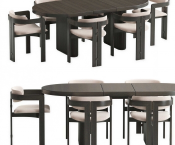 Modern Dining Table And Chairs-ID:985693936