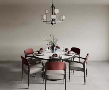 Modern Dining Table And Chairs-ID:820187094