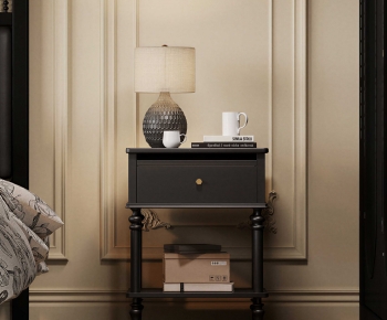 Retro Style Bedside Cupboard-ID:851895095