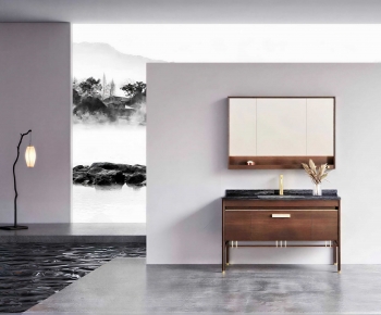 Modern Bathroom Cabinet-ID:478507044