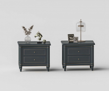 French Style Bedside Cupboard-ID:605202917