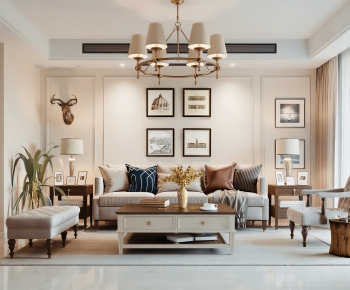 American Style A Living Room-ID:808159115