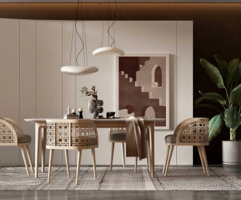 Modern Dining Table And Chairs-ID:378139976