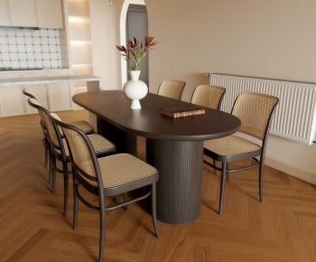 Modern Dining Table And Chairs-ID:410183918