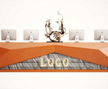 Modern Reception Desk-ID:358495006