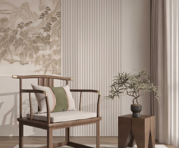 New Chinese Style Lounge Chair-ID:467533117