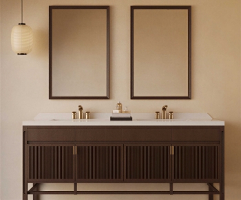 New Chinese Style Bathroom Cabinet-ID:181705009