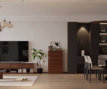 Modern A Living Room-ID:468969357