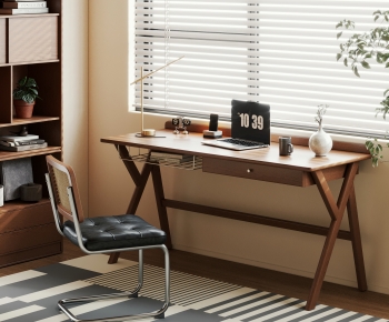 Modern Computer Desk And Chair-ID:824534893