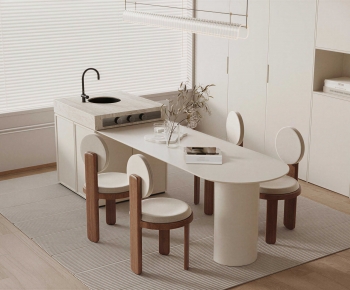 Modern Dining Table And Chairs-ID:652859232