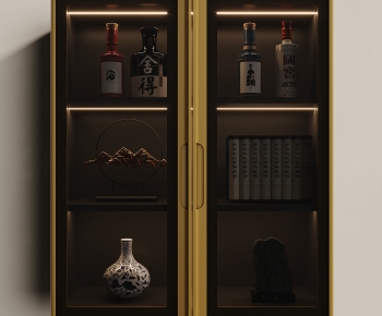 Modern Wine Cabinet-ID:484386922