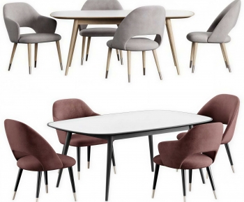 Modern Dining Table And Chairs-ID:606146101