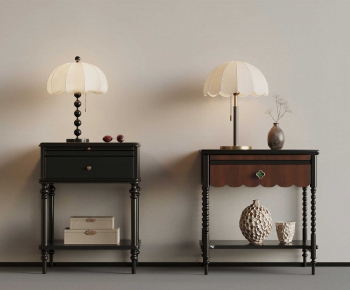 French Style Bedside Cupboard-ID:922267912