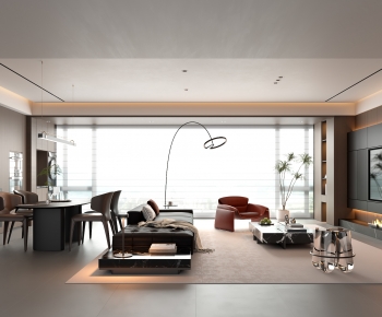 Modern A Living Room-ID:359699018