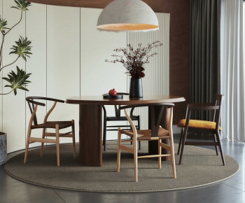 New Chinese Style Dining Room-ID:765234954