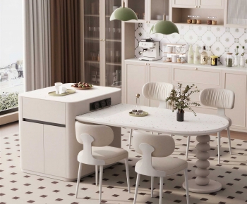 Modern Dining Table And Chairs-ID:786060095