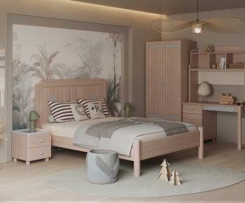 Wabi-sabi Style Children's Room-ID:848747013