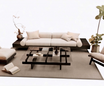 Wabi-sabi Style Sofa Combination-ID:980155945
