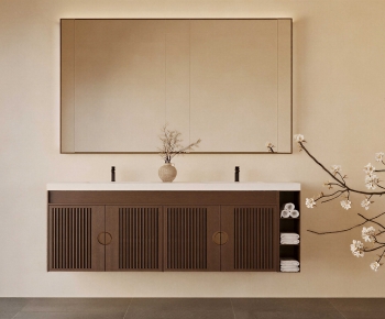 New Chinese Style Bathroom Cabinet-ID:457749469