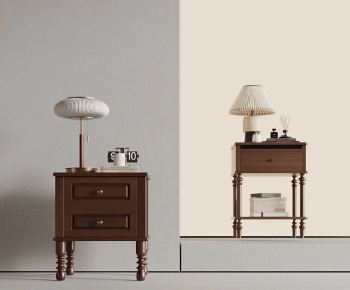 Retro Style Bedside Cupboard-ID:268940931