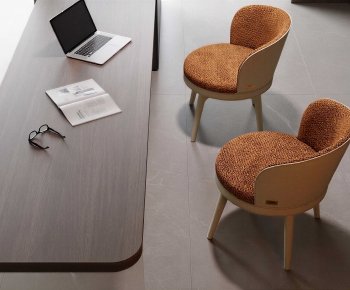 Modern Computer Desk And Chair-ID:802190382