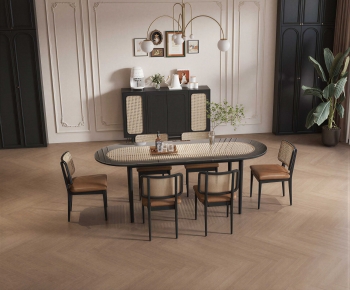 Modern Dining Table And Chairs-ID:329236031